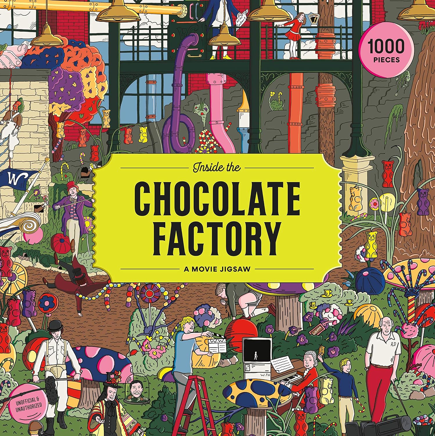 INSIDE THE CHOCOLATE FACTORY: A JIGSAW PUZZLE - 1000 PIECES
