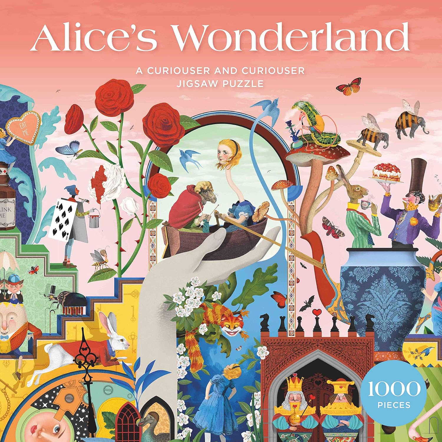 ALICES WONDERLAND : A CURIOUSER AND CURIOUSER JIGSAW PUZZLE