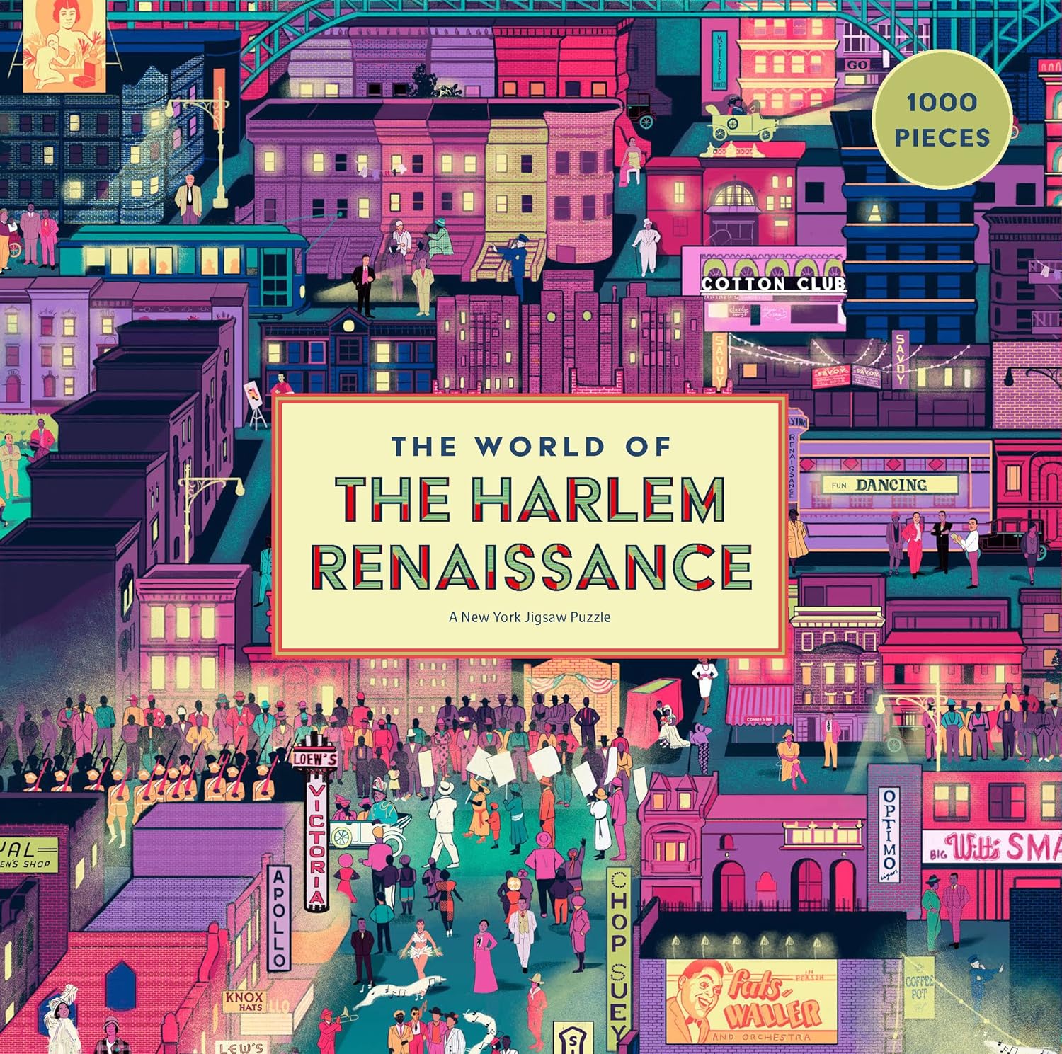 THE WORLD OF THE HARLEM RENAISSANCE - A JIGSAW PUZZLE 1000 PIECE