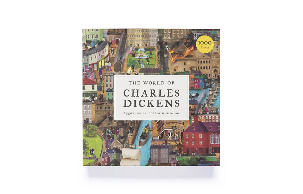 THE WORLD OF CHARLES DICKENS : A JIGSAW PUZZLE WITH 70 CHARACTERS TO FIND - 1000 PIECES