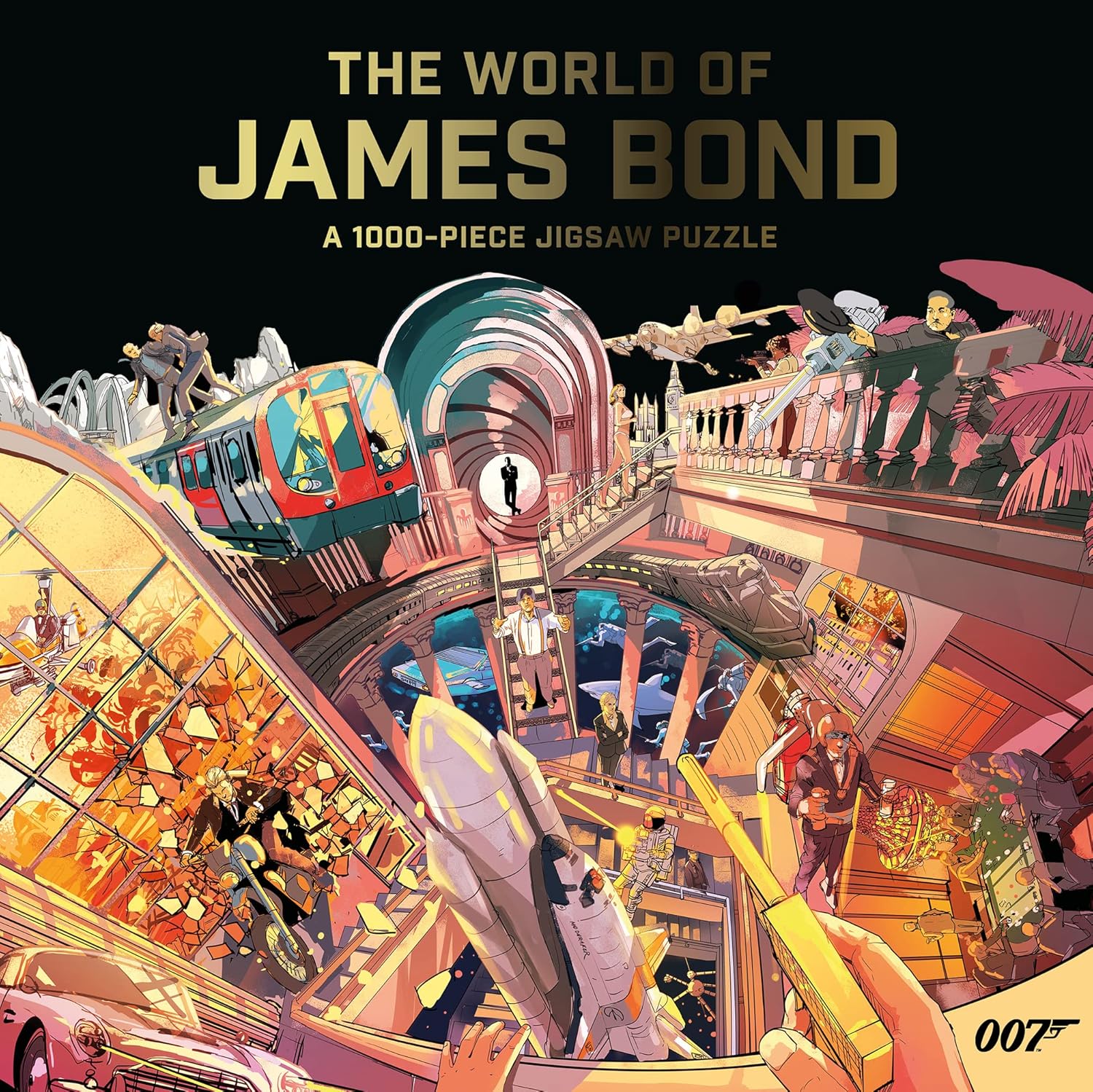 THE WORLD OF JAMES BOND - A 1000-PIECE JIGSAW PUZZLE