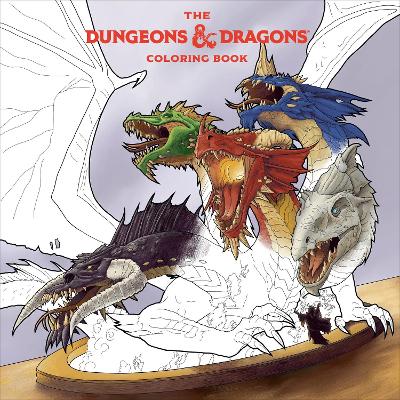 THE DUNGEONS   DRAGONS COLORING BOOK