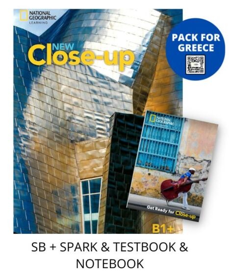 NEW CLOSE-UP B1+ PACK FOR GREECE (SB + SPARK & TESTBOOK & NOTEBOOK)