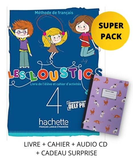 LES LOUSTICS MINI VOLUME 4 A1 SUPER PACK (LIVRE  CAHIER, LEXIQUE, CADEAU SURPRISE)