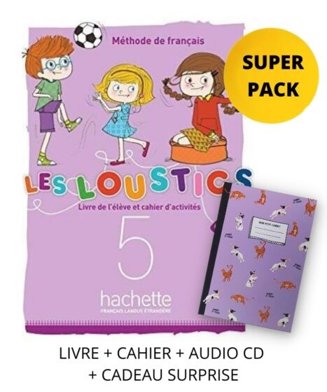 LES LOUSTICS MINI VOLUME 5 A2.1 SUPER PACK (LIVRE, CAHIER, CADEAU SURPRISE)