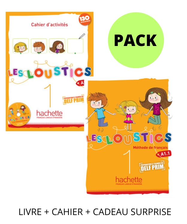 LES LOUSTICS 1 PACK (LIVRE, CAHIER, LIVRET DE LECTURE, CADEAU SURPRISE)