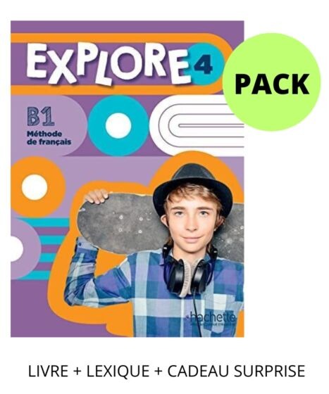 EXPLORE 4 PACK (LIVRE + LEXIQUE + CADEAU SURPRISE)