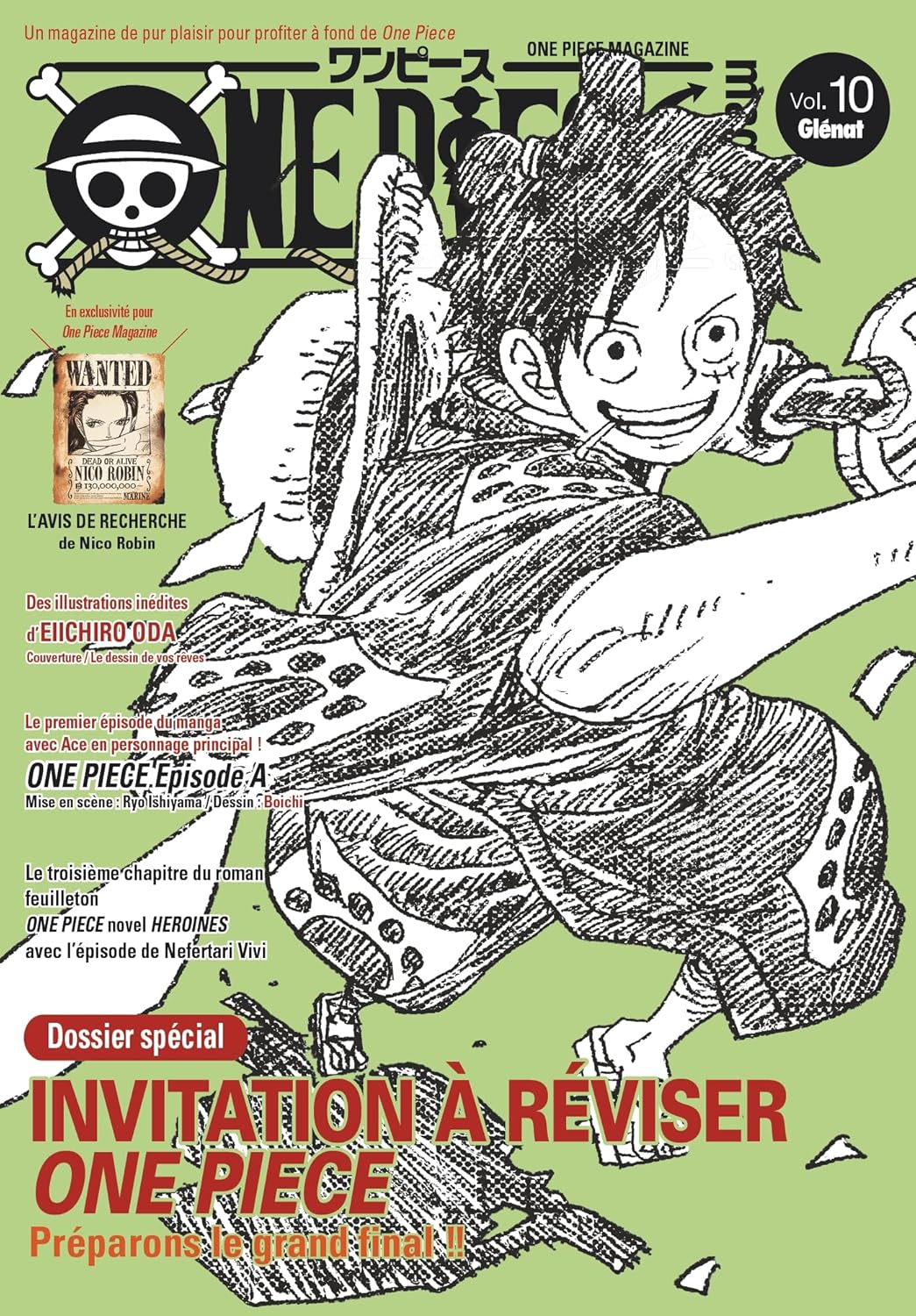 ONE PIECE MAGAZINE - TOME 10 - FRENCH EDITION