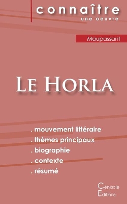 LE HORLA DE GUY DE MAUPASSANT (FICHE DE LECTURE)  POCHE