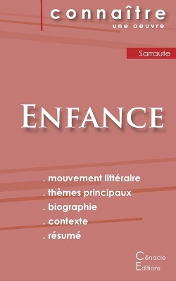 ENFANCE DE NATHALIE SARRAUTE (FICHE DE LECTURE)  POCHE