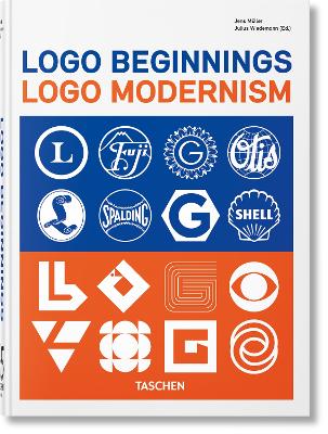 TASCHEN 45TH EDITION : LOGO BEGINNINGS. LOGO MODERNISM. HC