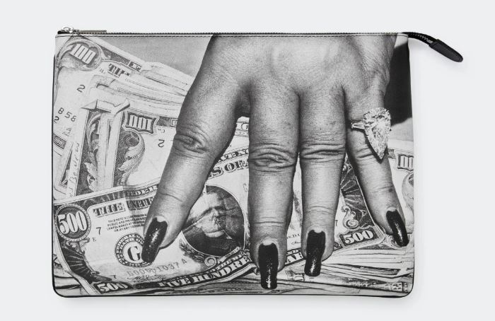 TASCHEN POUCH - HELMUT NEWTON ‘FAT HAND AND DOLLARS’