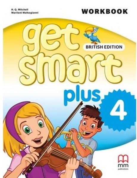 GET SMART PLUS 4 WB (+ CD) BRITISH EDITION