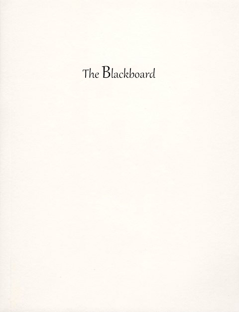 The blackboard