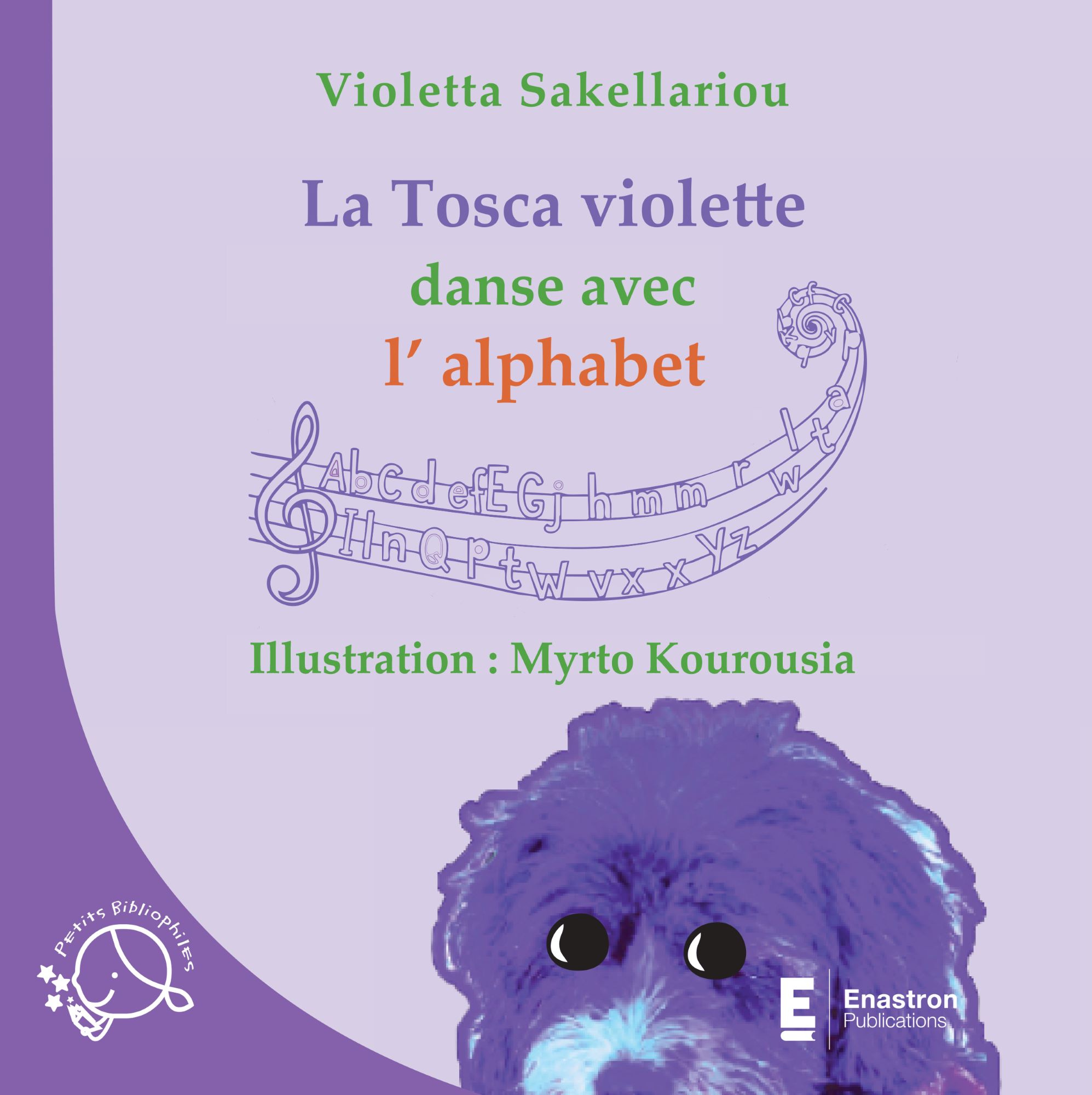 La Tosca violette dans avec l’alphabet