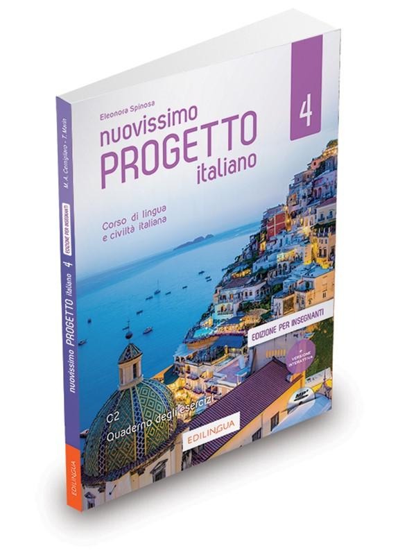 NUOVISSIMO PROGETTO ITALIANO 4 QUADERNI DEGLI ESERCIZI DELL' INSEGNANTE (+CD)