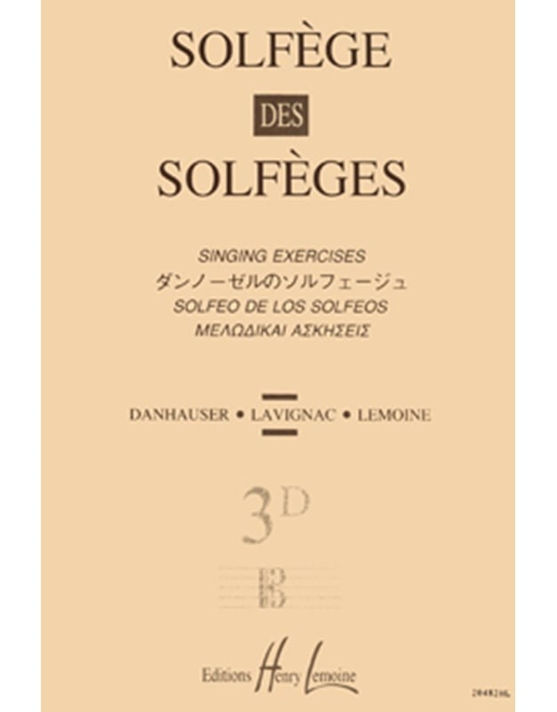 Solfege des solfeges: Lemoine Solfege 3D