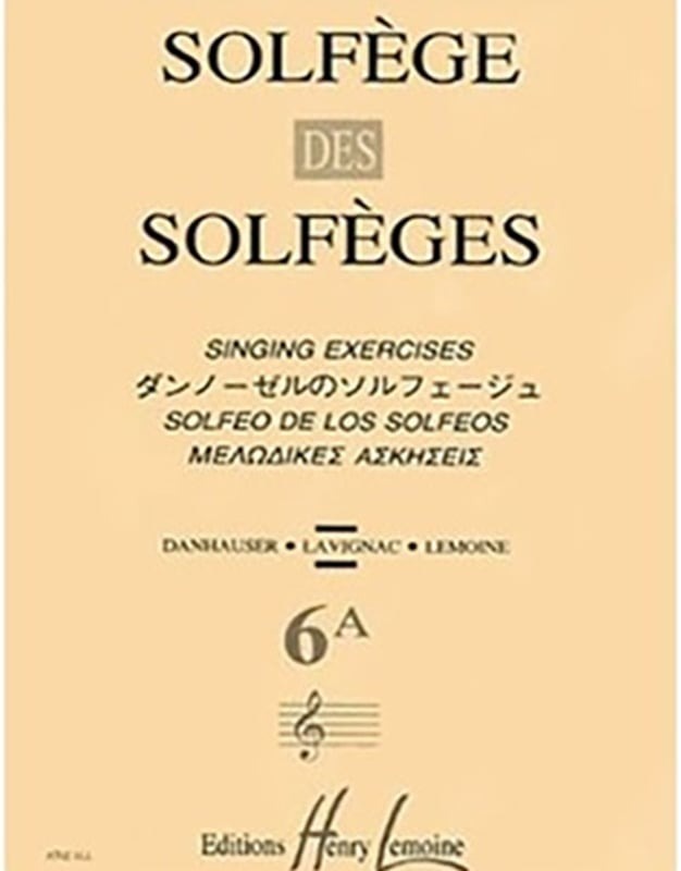 Lemoine Solfege 6A