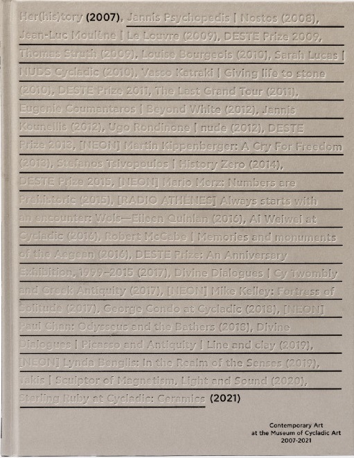 Σύγχρονη τέχνη στο μουσείο Κυκλαδικής τέχνης, 2007-2021